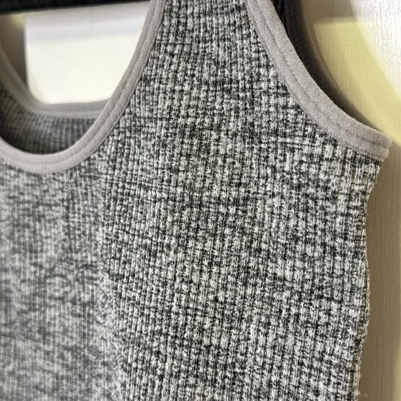NWT Colsie Gray Bodysuit One Piece with Tank Straps - Picture 5 of 6